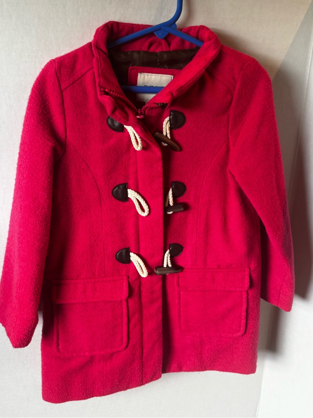 Cherokee Bright Pink Toggle Pea Coat for Kids